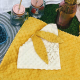 Coperta 2in1 con Doudou - Senape