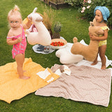 Coperta 2in1 con Doudou - Senape