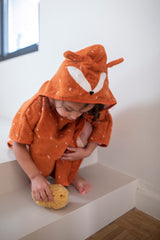 Otroški kopalni poncho s kapuco – Mr. Fox