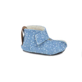 Pantofole per bambini KAKU - Blu con Pois