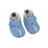 Pantofole per bambini KAKU - Blu con Pois