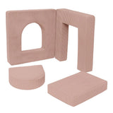 Set gioco morbido estetico per bimbi, 4 elementi - Rosa