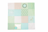 Palestrina attività per neonato, 100x100 cm - Verde Menta