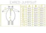 Baby Jumpsuit with Hood - Thistle on Purple