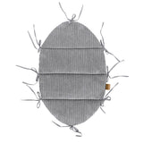 Nido per neonato con paracolpi treccia - Grigio