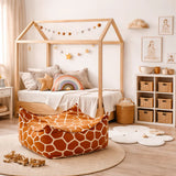 Pouf per bambini - Quadrato, Giraffa