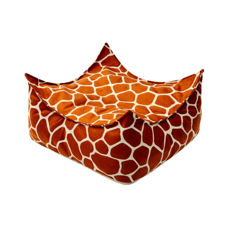 Pouf per bambini - Quadrato, Giraffa