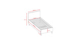 Letto per bambini Kubi - Cashmere