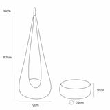 Otroška viseča gugalnica Cocoon – žirafa