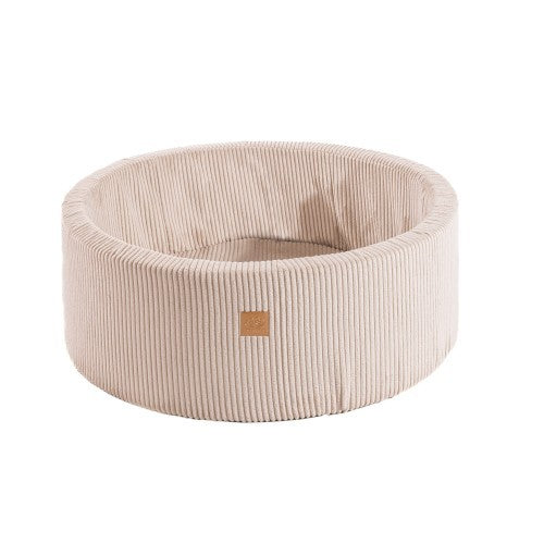 Okrogel bazen z žogicami 90x30 cm ekru – brez žogic