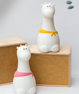 Lampada in silicone Giraffa - Bianco