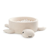 Piscina di palline in schiuma senza palline - Tartaruga Cheesecake Crema Beige Boucle