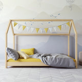 Letto casetta Bella - Naturale