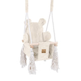 Altalena da interno per neonati, Teddy - Ecru