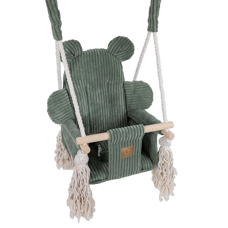 Notranja gugalnica za dojenčke – Teddy, olivno zelena