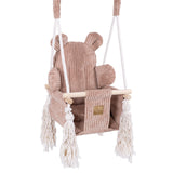 Altalena da interno per neonati, Teddy - Rosa Polvere