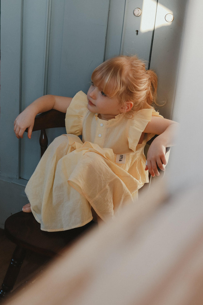 Vestito per bambine Sisi – Giallo