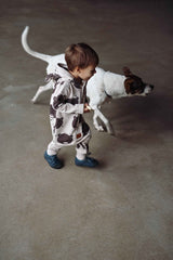 Tutina con orecchie per neonati e bambini - Orsetto Beige