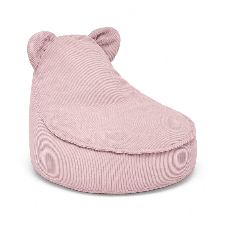 Pouf sacco MeowBaby® Slimcord Teddy - Rosa