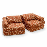 Modularna otroška igralna sofa – žirafa, 120 cm