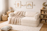Modularna otroška igralna sofa – bež
