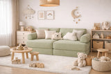 Modularna otroška igralna sofa – zelena