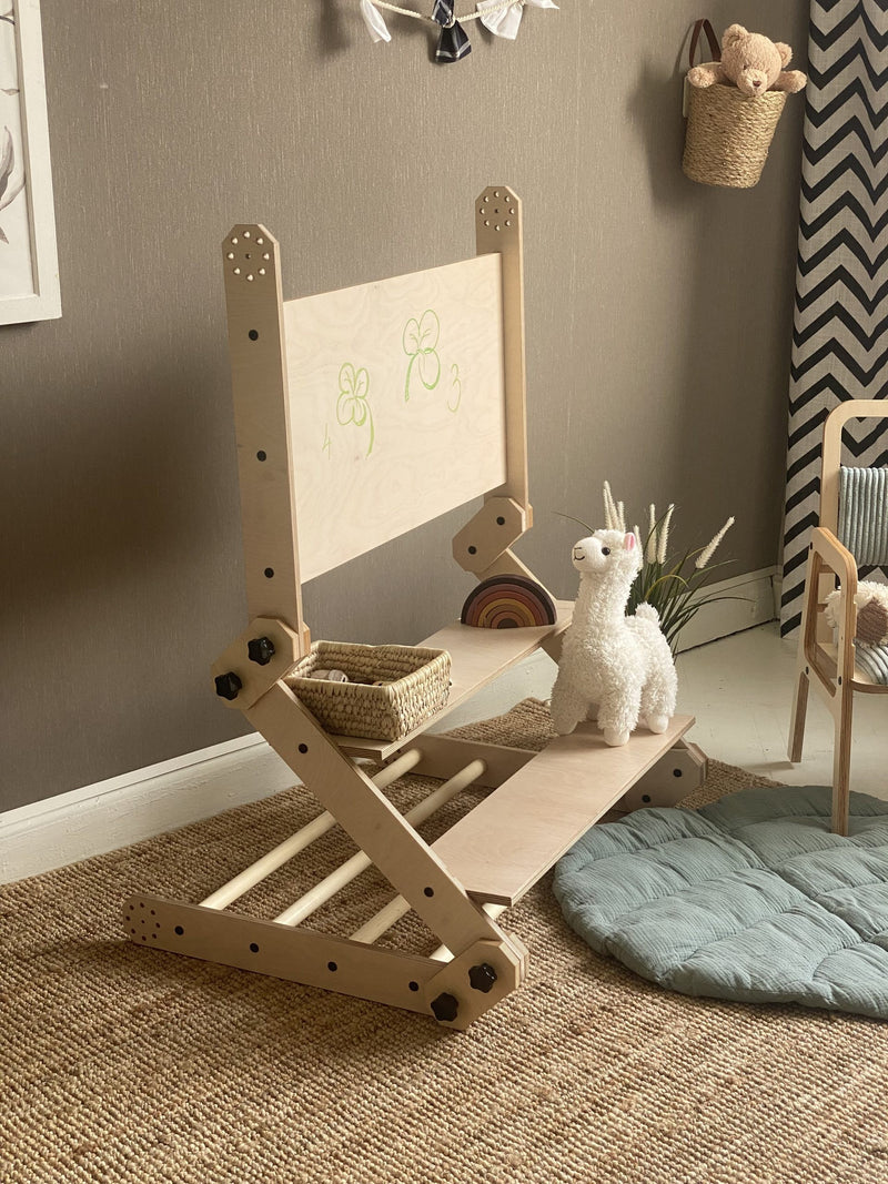 Montessori plezalna postavitev / miza / risalna tabla NABU