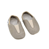 Pantofole barefoot per bambini Punsa - Pelle riciclata, Grigio