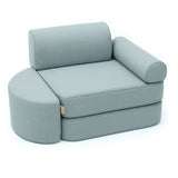 Piccolo divano tascabile Outzy da interno/esterno per bambini - Cloudberry Sky Blue