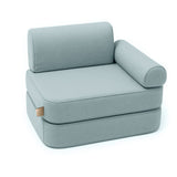 Piccolo divano tascabile Outzy da interno/esterno per bambini - Cloudberry Sky Blue