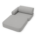 Piccolo divano tascabile Outzy da interno/esterno per bambini - Fog Gray