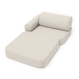Piccolo divano tascabile Outzy da interno/esterno per bambini - Oat Blush Beige