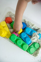 Soft Blocks Set With Wheels - 21 pcs