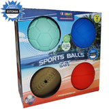 Set palline sportive 4 pz per bambini