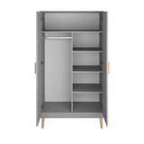 Wardrobe Kubi - Grey