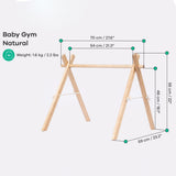 Drveni dječji trapez za gimnastiku