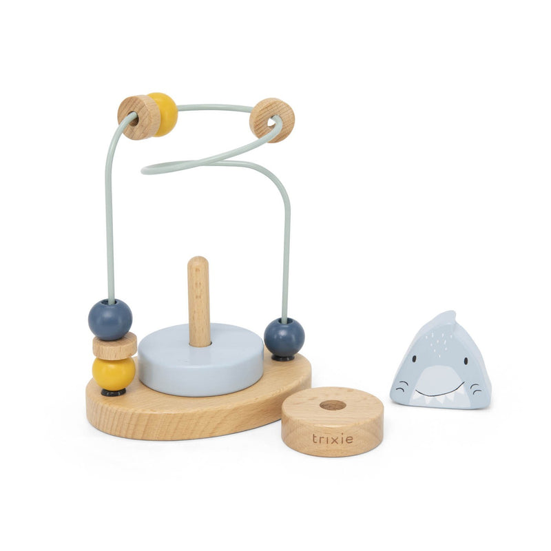 Labirinto di perline in legno - Mr. Shark