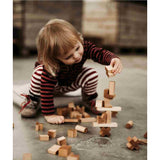 Puzzle a torre in legno - Naturale